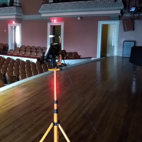 Ghost light at Troy Savings Bank Music Hall